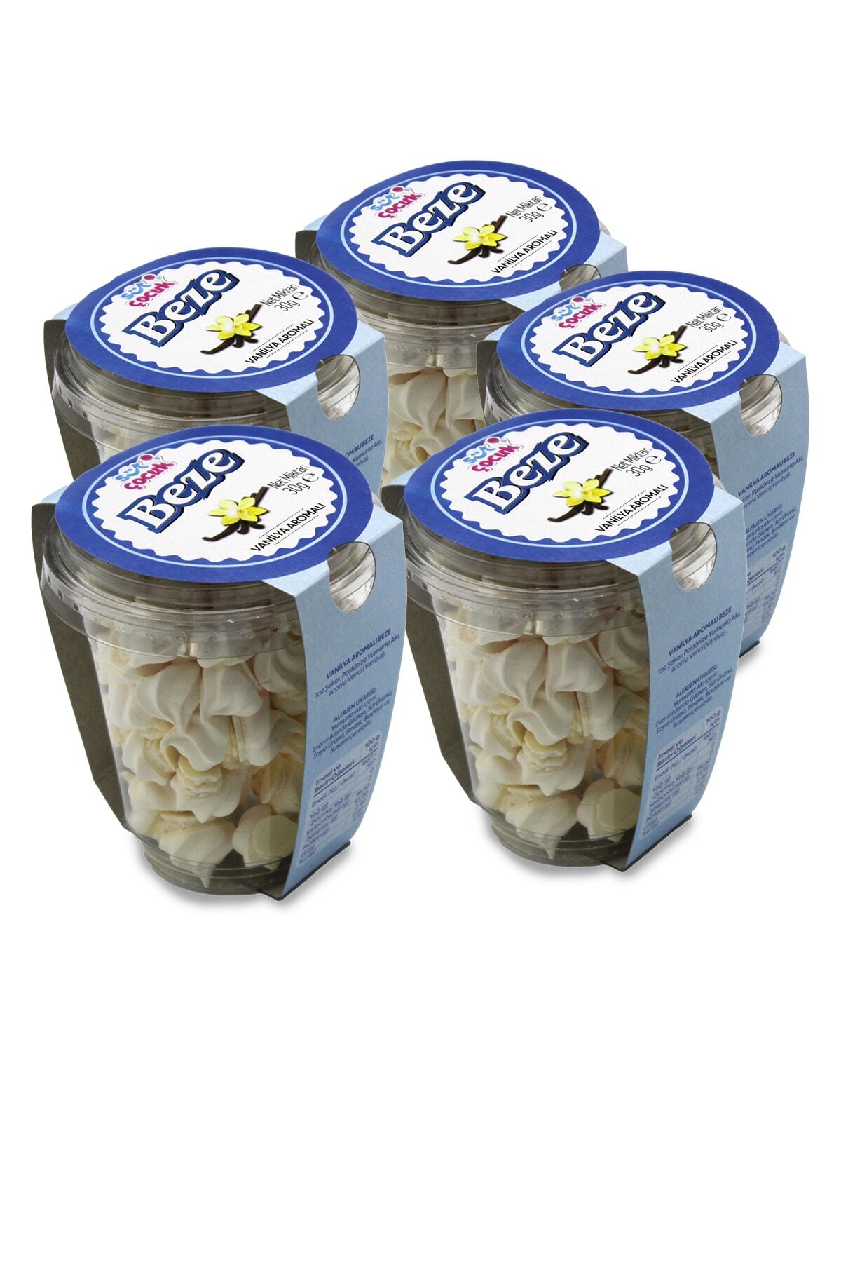 BOMPİ Süt Çocuk Vanilya Aromalı 30 Gr 5'li Beze Paketi