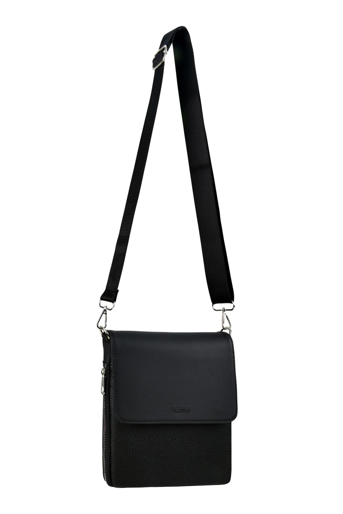 antaland Messenger Bag Black Plain