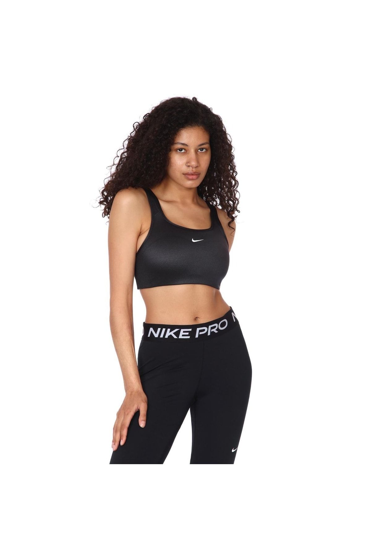 Nike Women's Swoosh Medium Support Sports Bra Orange