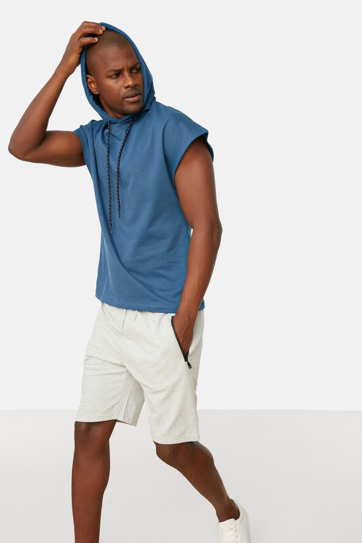 Trendyol Collection Sweatshirt Dunkelblau Oversized