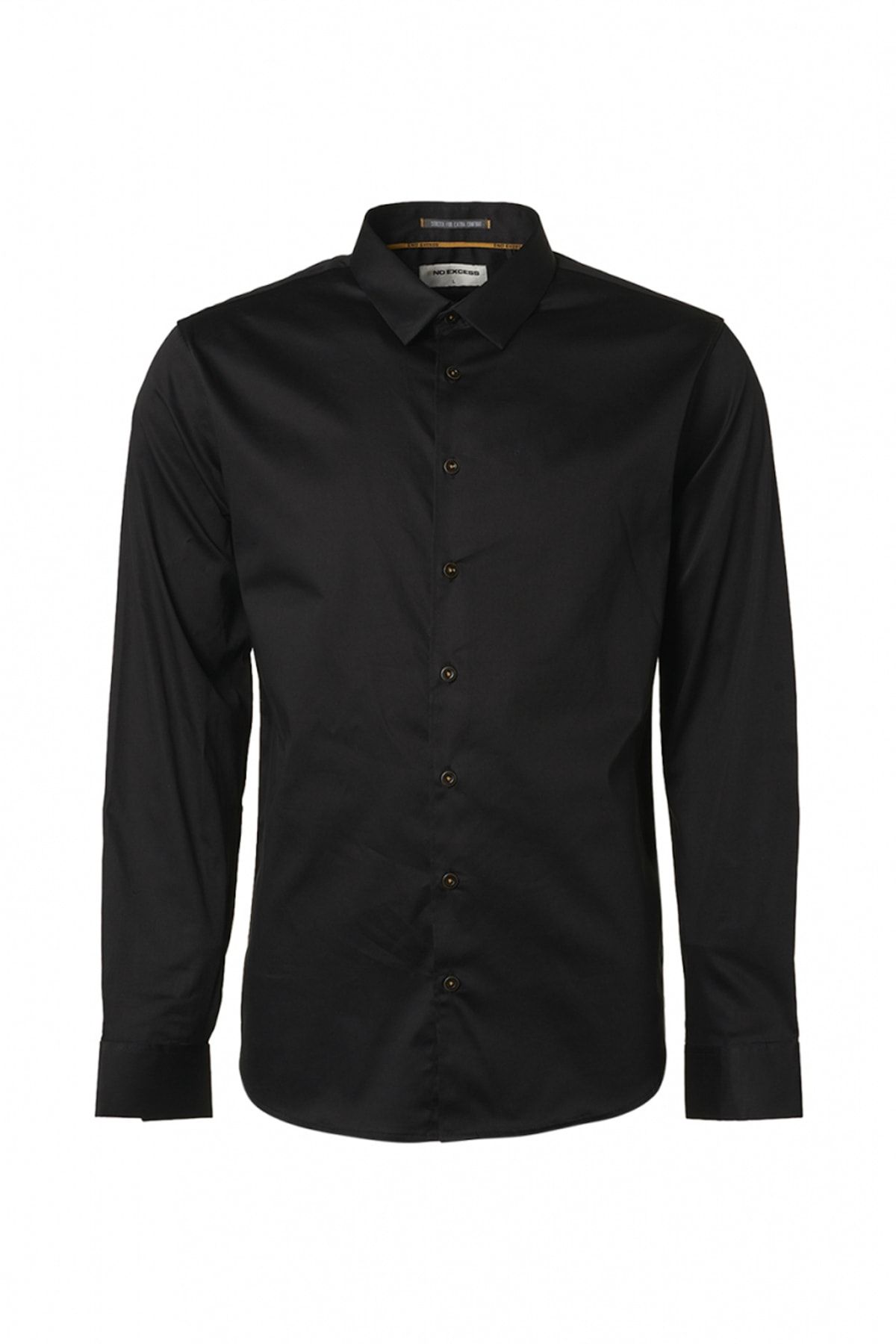 No Excess Shirt Black Regular fit Trendyol