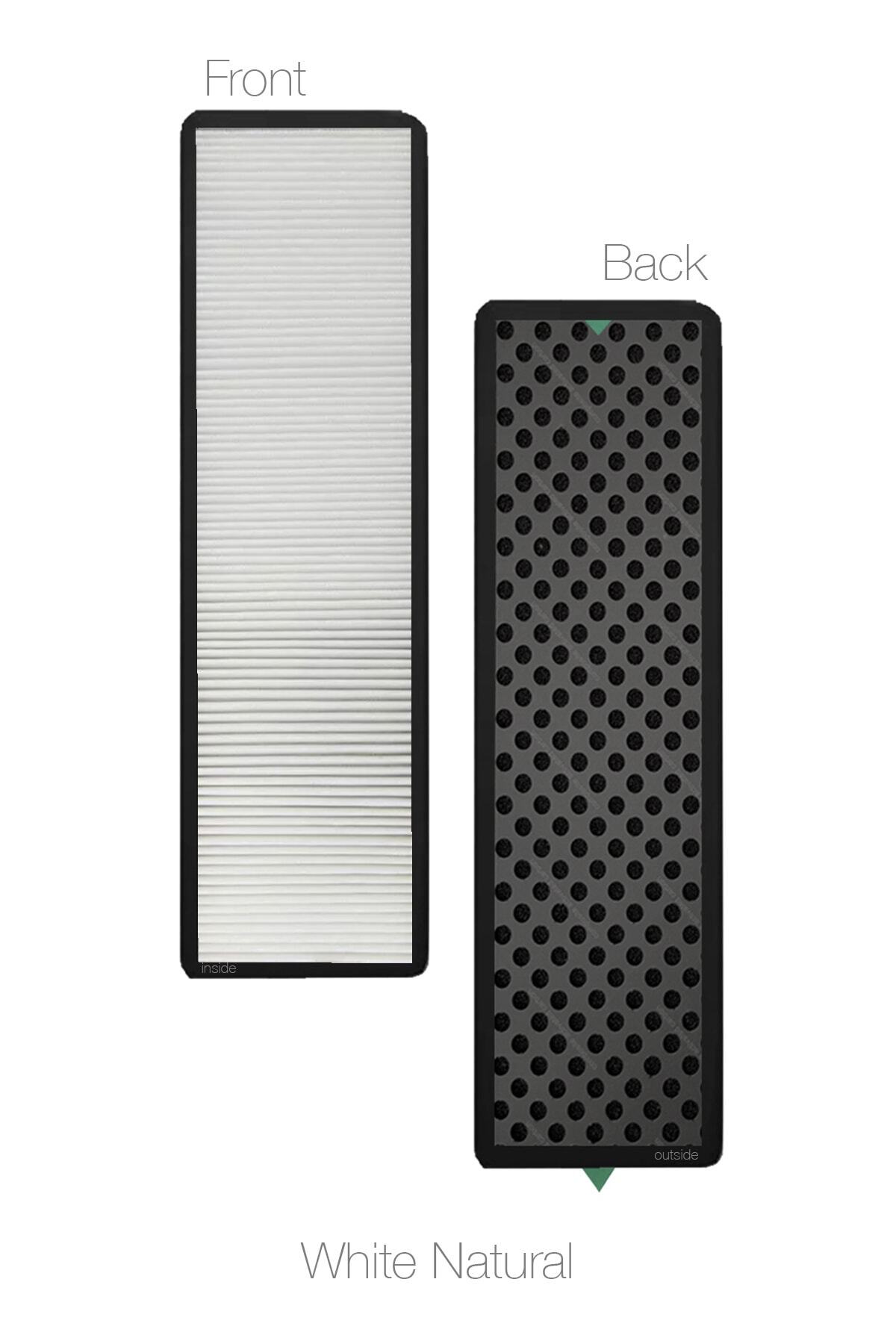 FAF FİLTRE Bionaire Bap825 Hava Temizleyici Uyumlu Uzun Tekli Hepa Karbon Birleşik Filtre