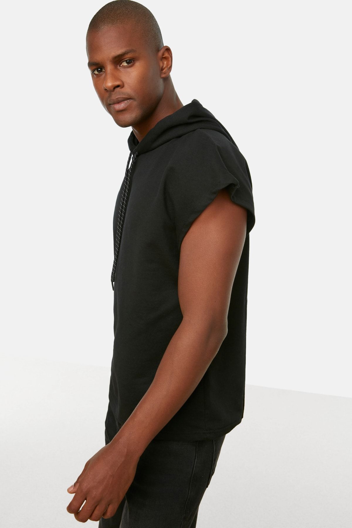 Cut off sales pullover hoodie