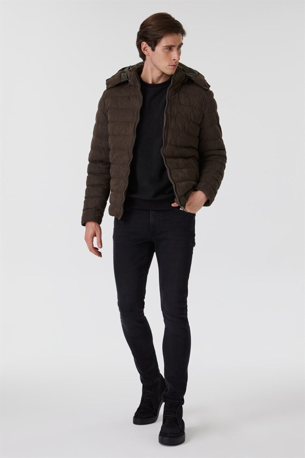 Lee Cooper Steel Erkek Mont Kahve