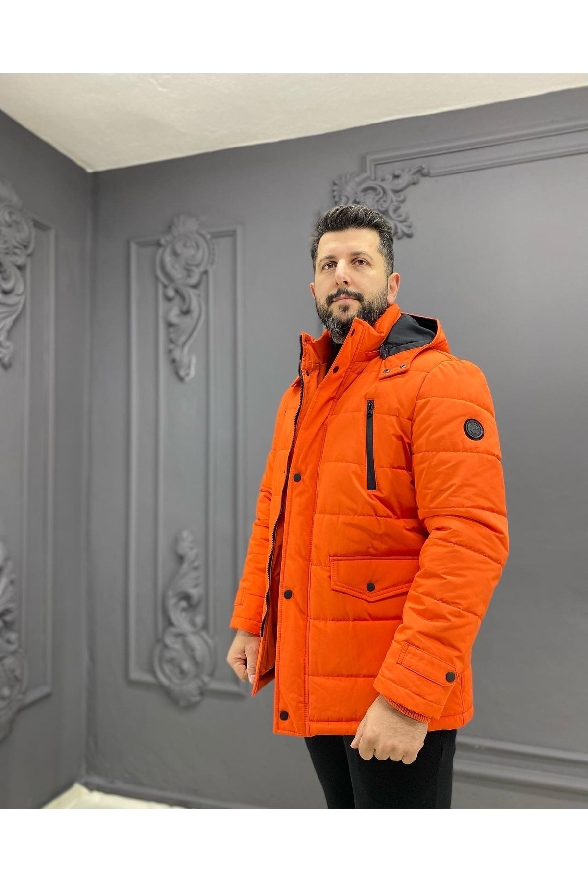 ALTINYILDIZ CLASSICS-Stand Collar Standard Fit - odolný proti chladu 3