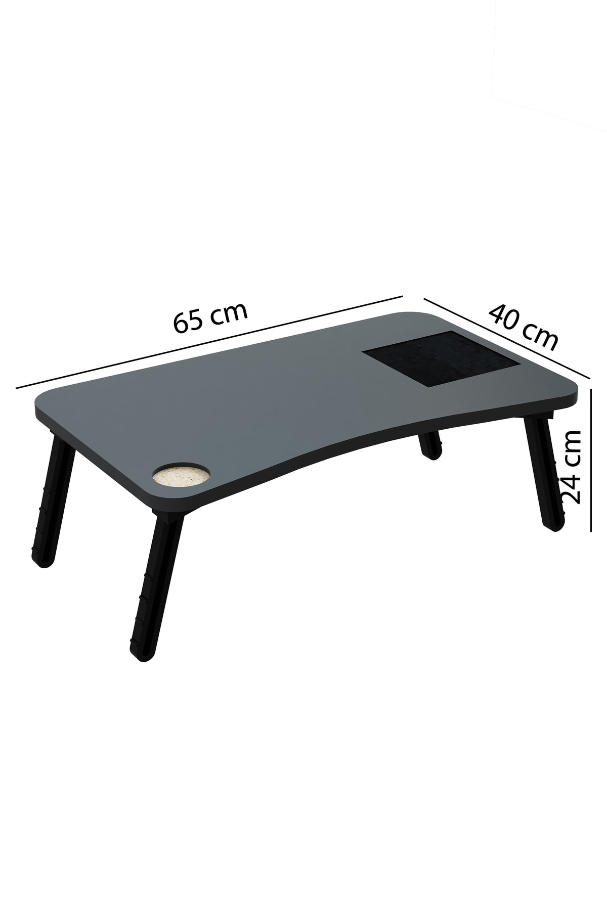 Modalanka Katlanabilir Laptop Masası Laptop Sehpası Mause Padli Bardaklıklı AN10110