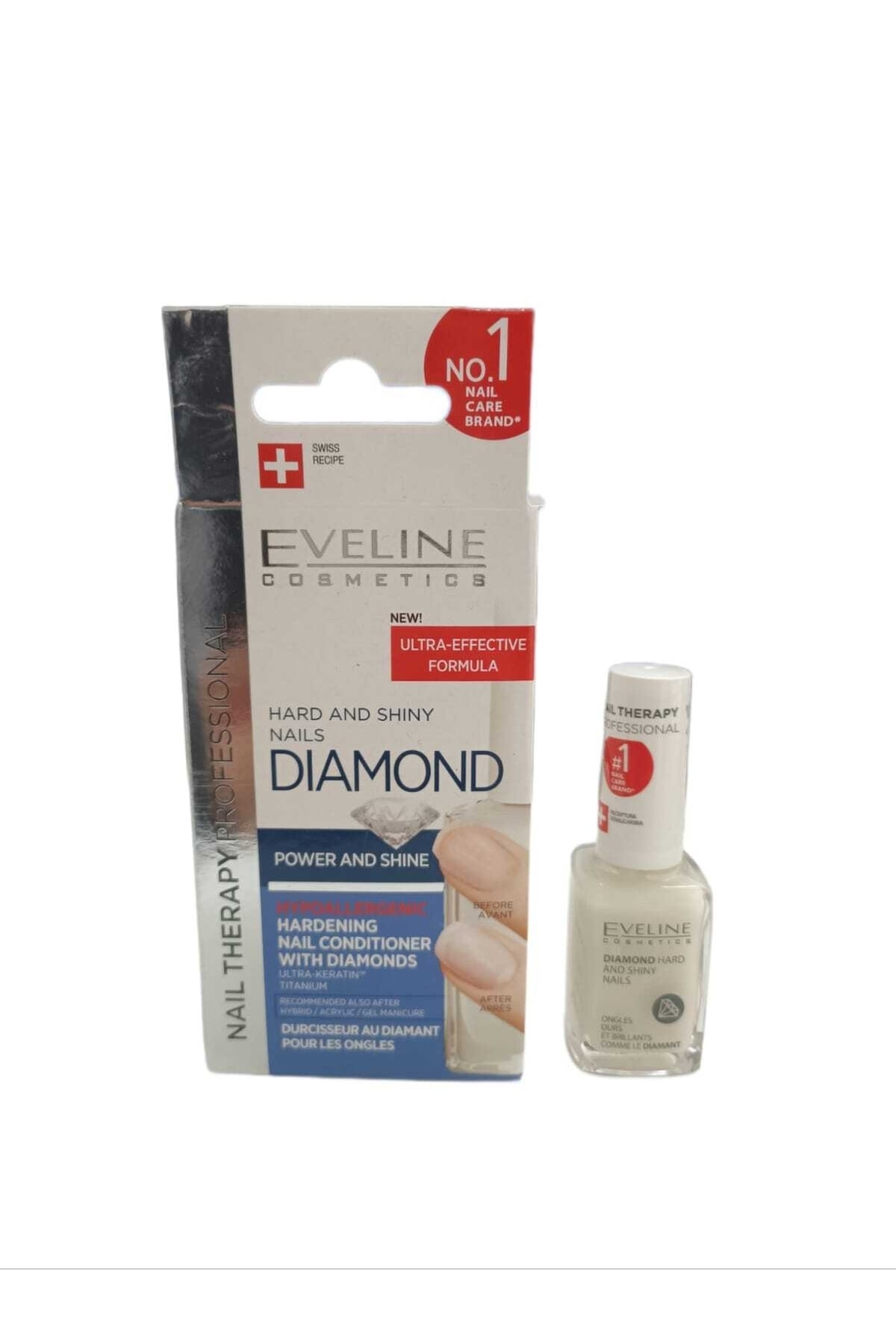 Eveline Cosmetics Diamond Hard And Shiny Nail Conditioner 12 ml
