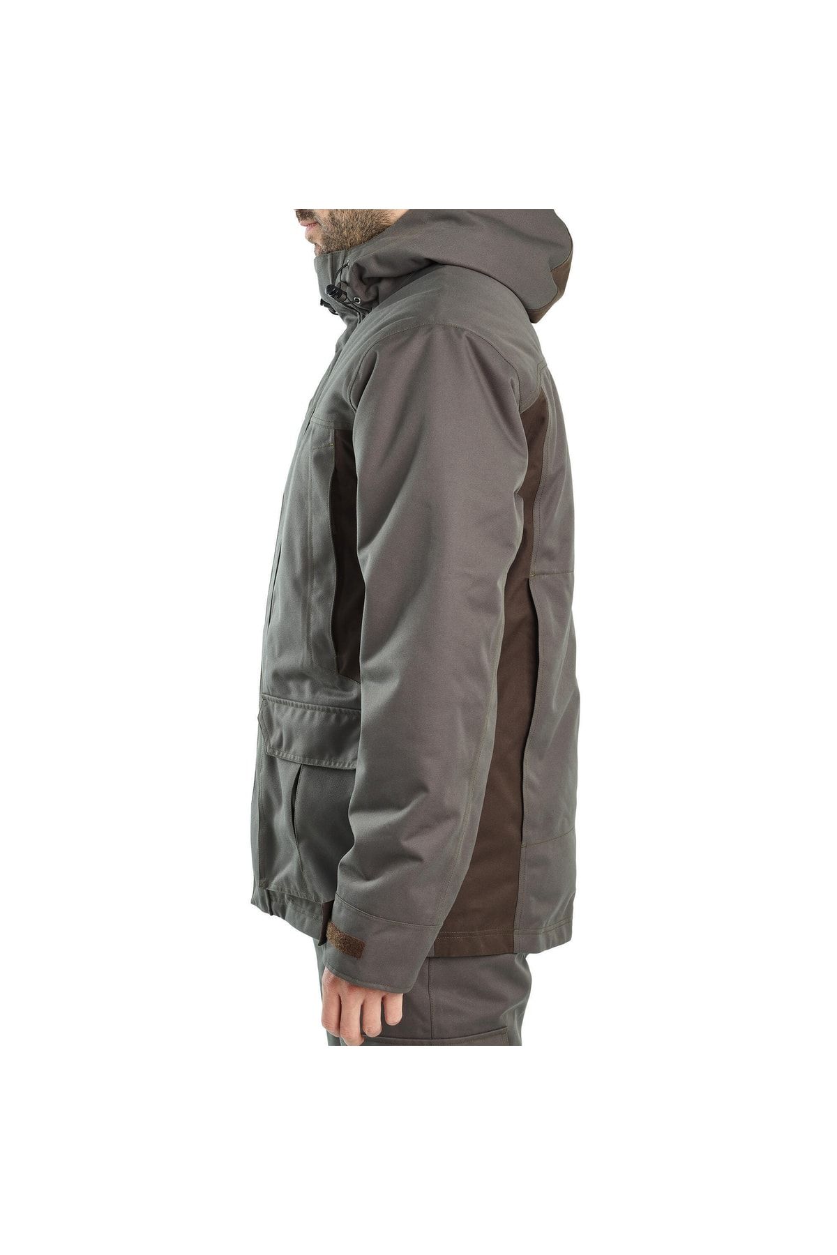 Decathlon کاپشن مردانه طبیعت گردی Solognac 500 قهوه ای اورجینال