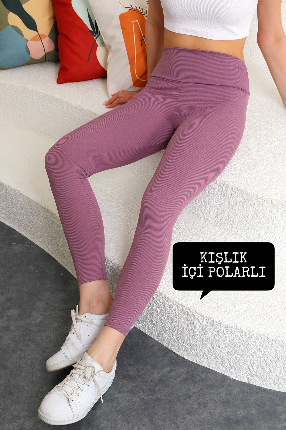 Leggings with shop warm inside