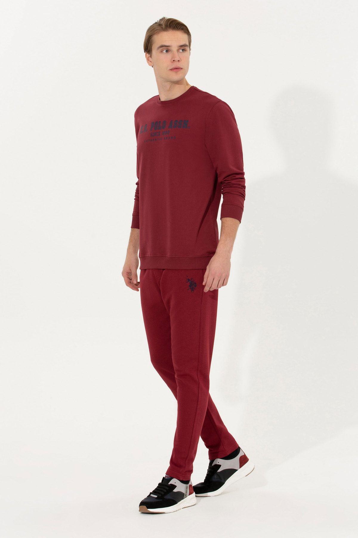 U.S. Polo Assn. Claret Red Men s Sweatpants Trendyol