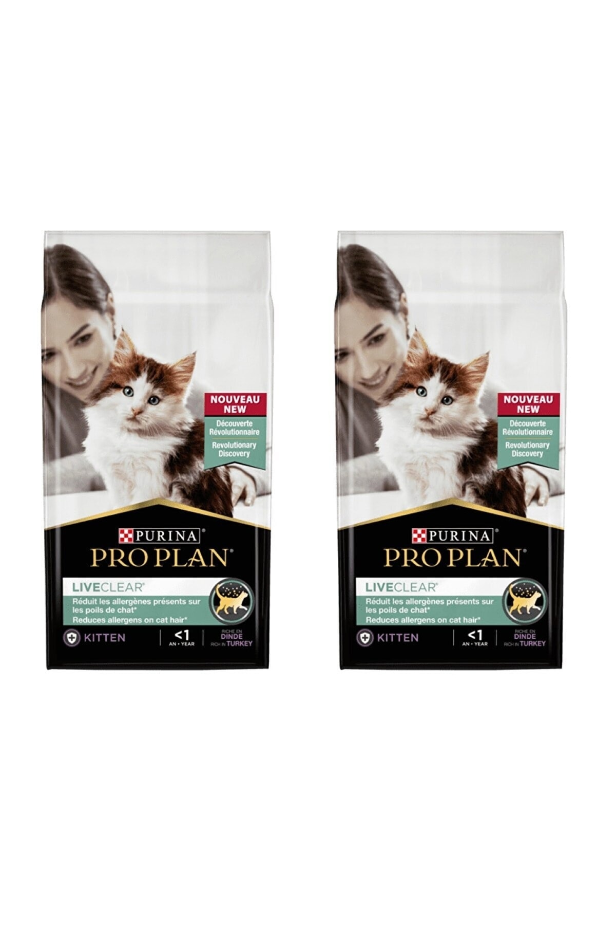 Liveclear Kitten Hindi Etli Yavru Kedi Maması 1,4 Kg. X 2 Adet Proplan