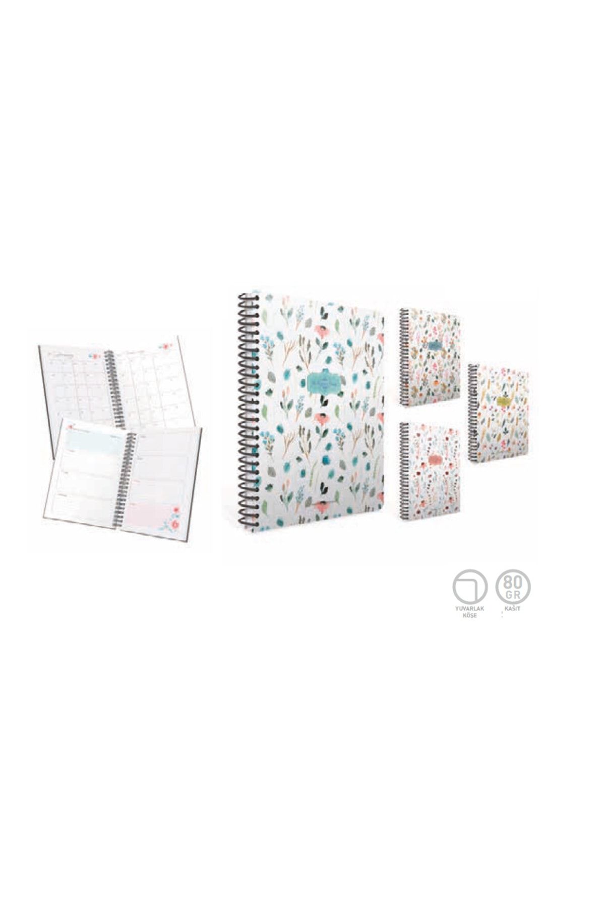 Gıpta My Perfecy Week Spiralli Sert Kapak Not Defteri A5 120 Yaprak Planner  (4 Lü Paket) 5821 Fiyatı, Yorumları - Trendyol