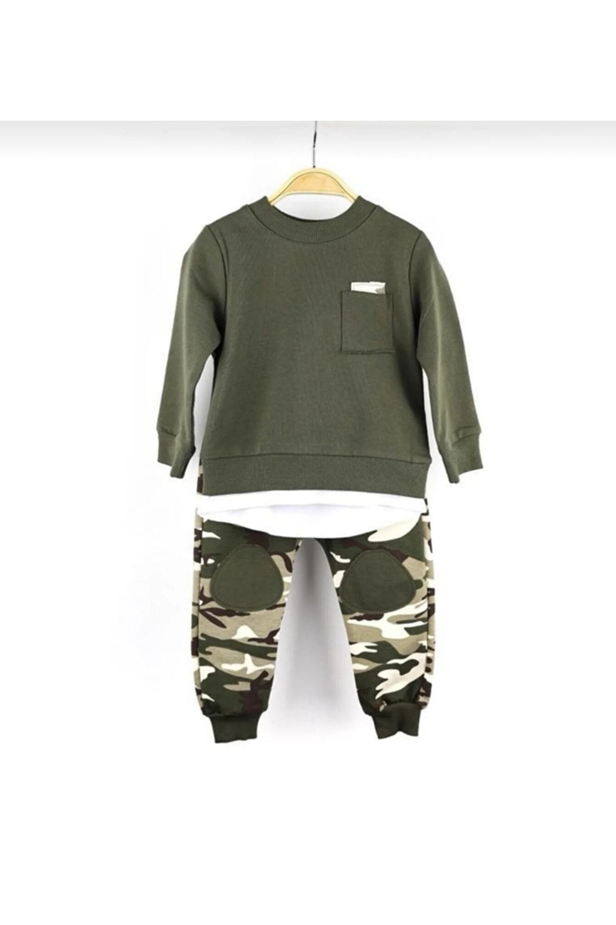 Boys hotsell camouflage tracksuit