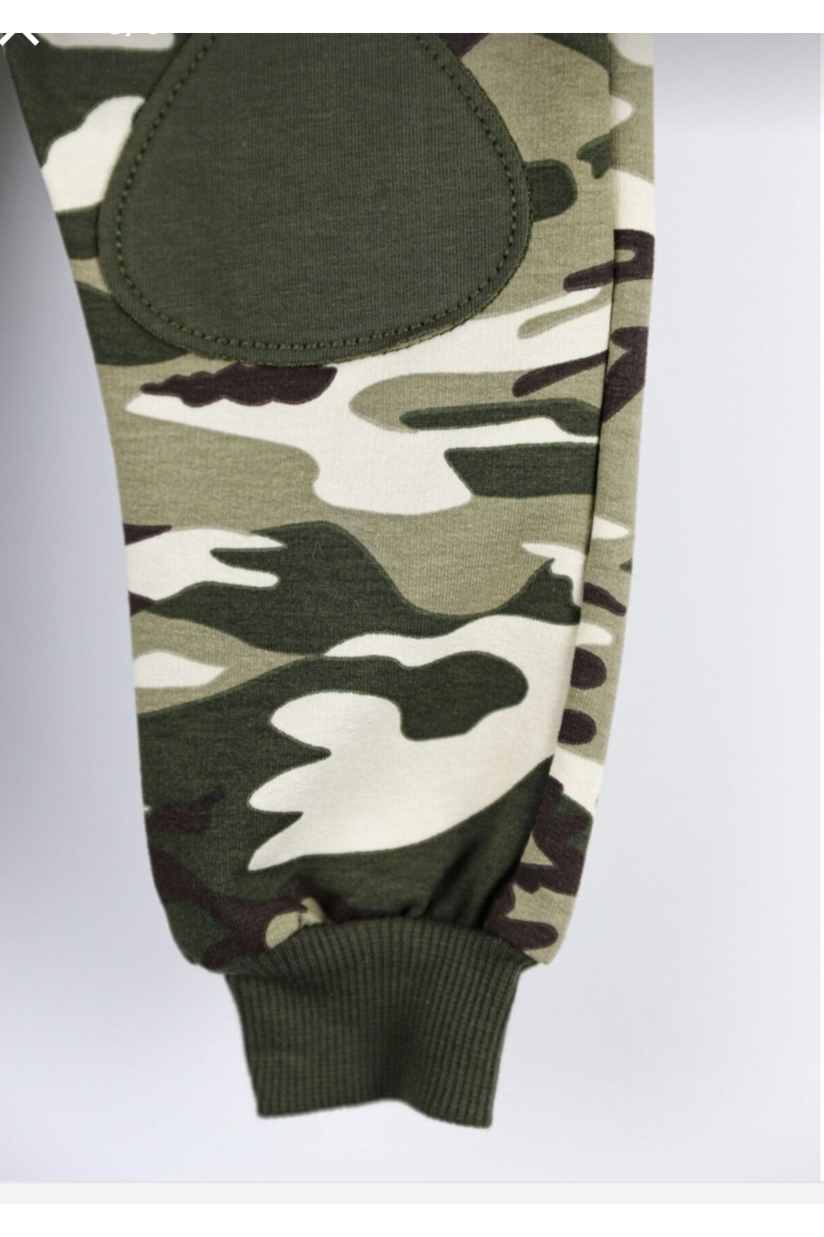 U ur bebe Boy s Camouflage Military Sweatshirt Tracksuit Set 100 Cotton Khaki Green