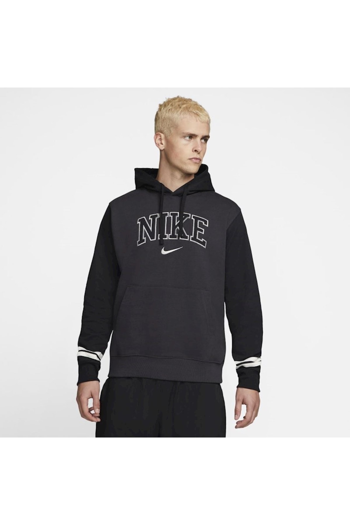 سویشرت اسپرت نایکی مردانه  مشکی  رترو     بیسیک اسپرت | Nike DX5679 045 - تصویر 3