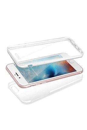 Apple Iphone 7 Plus Ile Uyumlu Kılıf 360 Ön Arka Tam Kaplama Darbe Emici Silikon Enjoy SKU: 361638