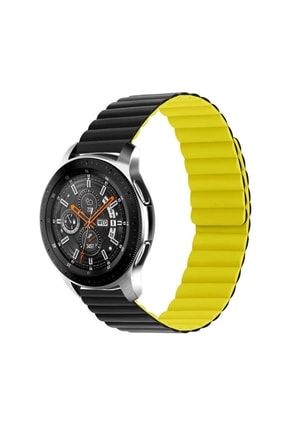 Xiaomi Ile Uyumlu Mi Watch Color Çizgili Çift Renkli Mıknatıslı Renkli Akıllı Saat Bileklik Kordon SKU: 471190
