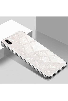 Apple Iphone Xs Max Ile Uyumlu Kılıf Marbel Cam Silikon Kapak Telefon Kılıfı SKU: 388944