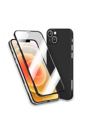 Apple Iphone 13 Mini Ile Uyumlu Siyah Renk Premium 360 Led Full Kılıf SKU: 432644