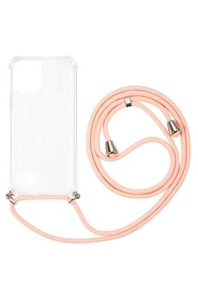 Apple Iphone 12 Mini Ile Uyumlu Airbagli Anti Shock Tam Koruma Boyun Askılı Kılıf Kapak SKU: 440723