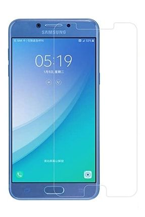 (2 Adet) - Samsung Galaxy C5 Pro Için Ekran Koruyucu Kırılmaz Cam / ( 2 Adet ) Uyumlu Ekran Koruyucu-3268