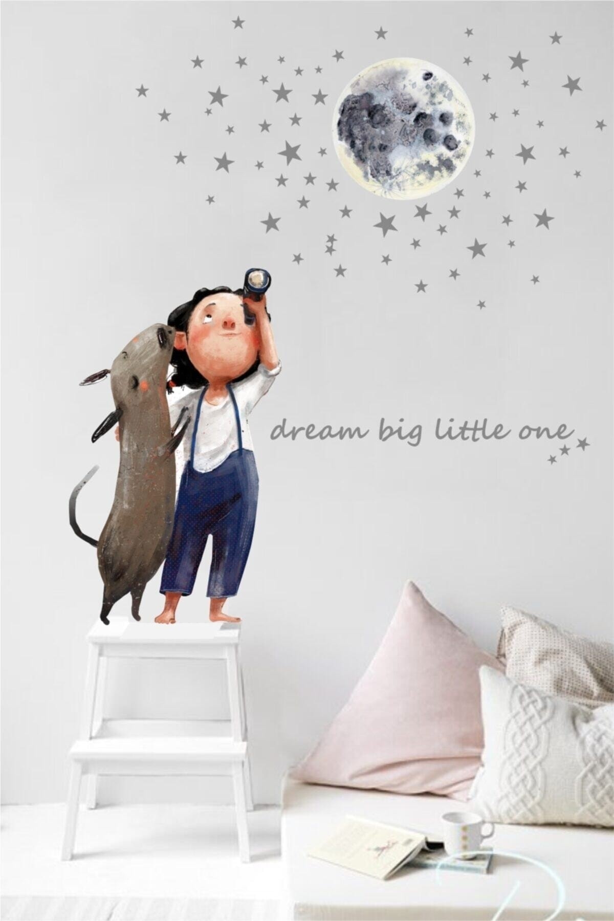 Curious Odi Nursery Sticker