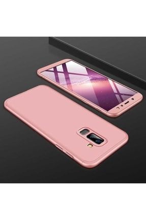 Samsung Galaxy A6 Plus 2018 Ile Uyumlu Kılıf Üç Parçalı Tam Koruma Sağlayan Sert Slim Kapak SKU: 227979