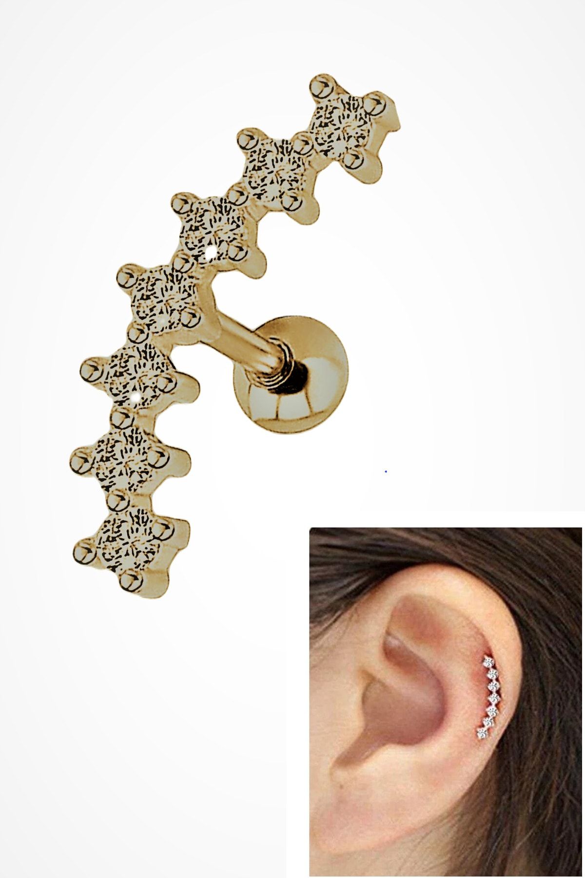 316l surgical cheap steel earrings