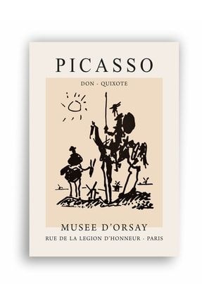 Picasso Don Quixote Çerçevesiz Poster Poster08