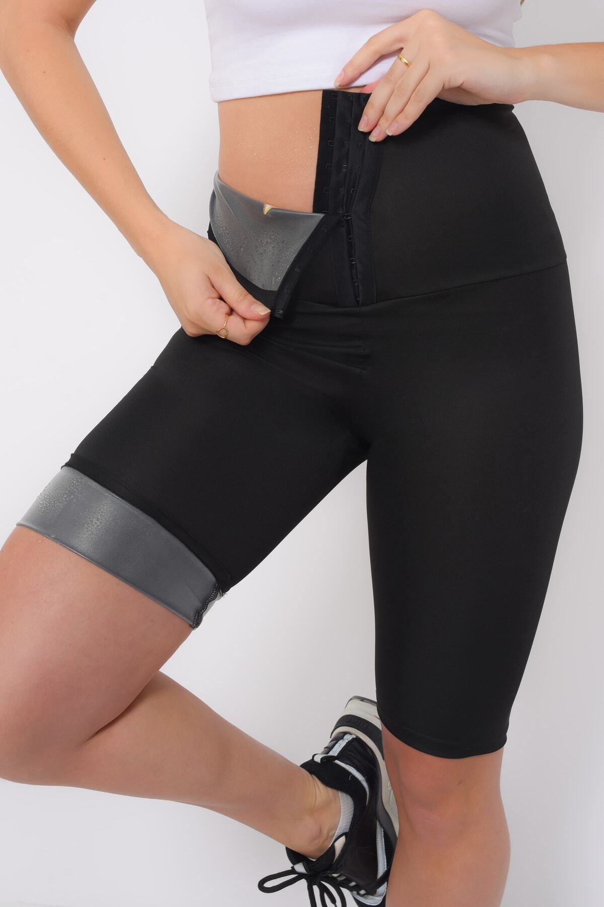Extra High Waist 3-Stage Agrafl1 Maximum Sweating Thermal ^ortysf