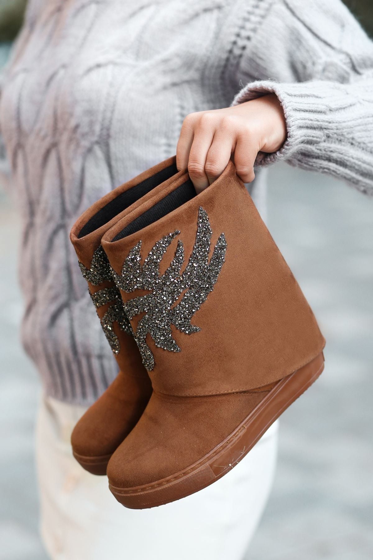 otuzbesshoes Ankle Boots Wedge
