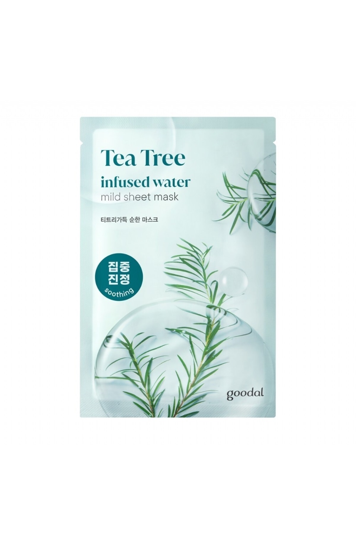 Goodal Tea Tree Infused Water Mild Sheet Mask - Yatıştırıcı Çay Ağacı Maskesi
