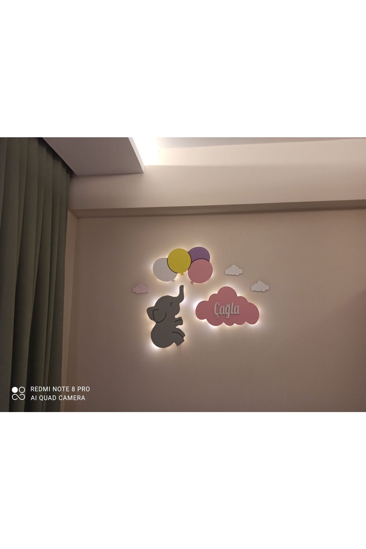 Işıklıtoplardükkanı Çocuk Ve Bebek Odası Dekoratif Gece Lambası Aydınlatma fotoğrafı 2 (önizleme)