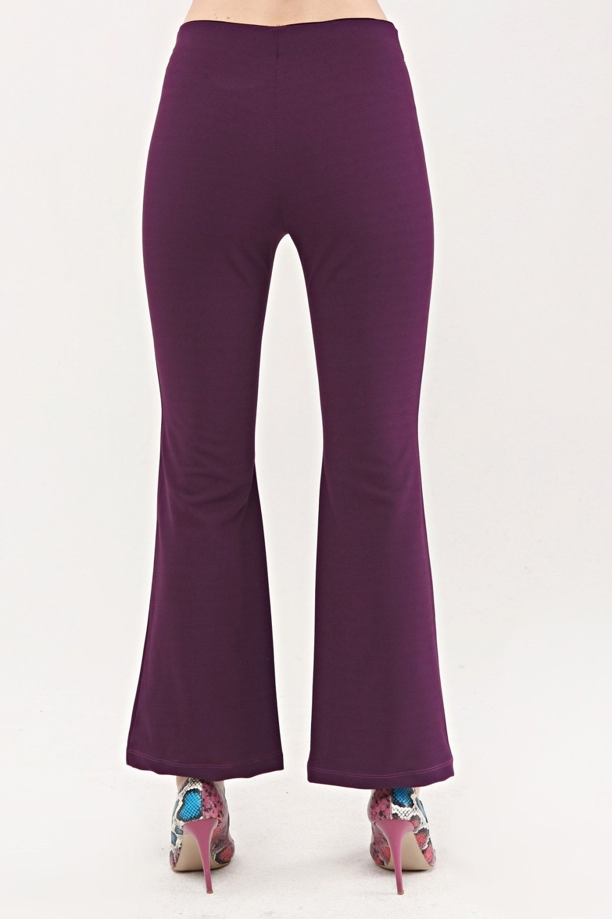  Purple Flare Pants