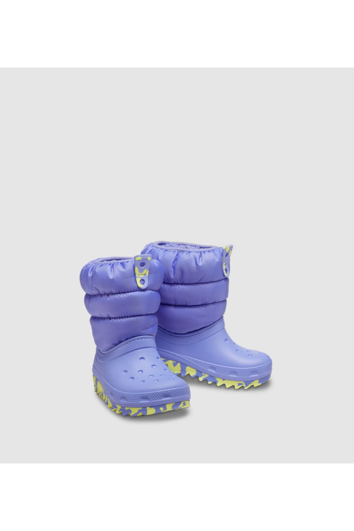 چکمه برفی بنفش مردانه و زنانه کلاسیک نئو پاف بوت تی Crocs