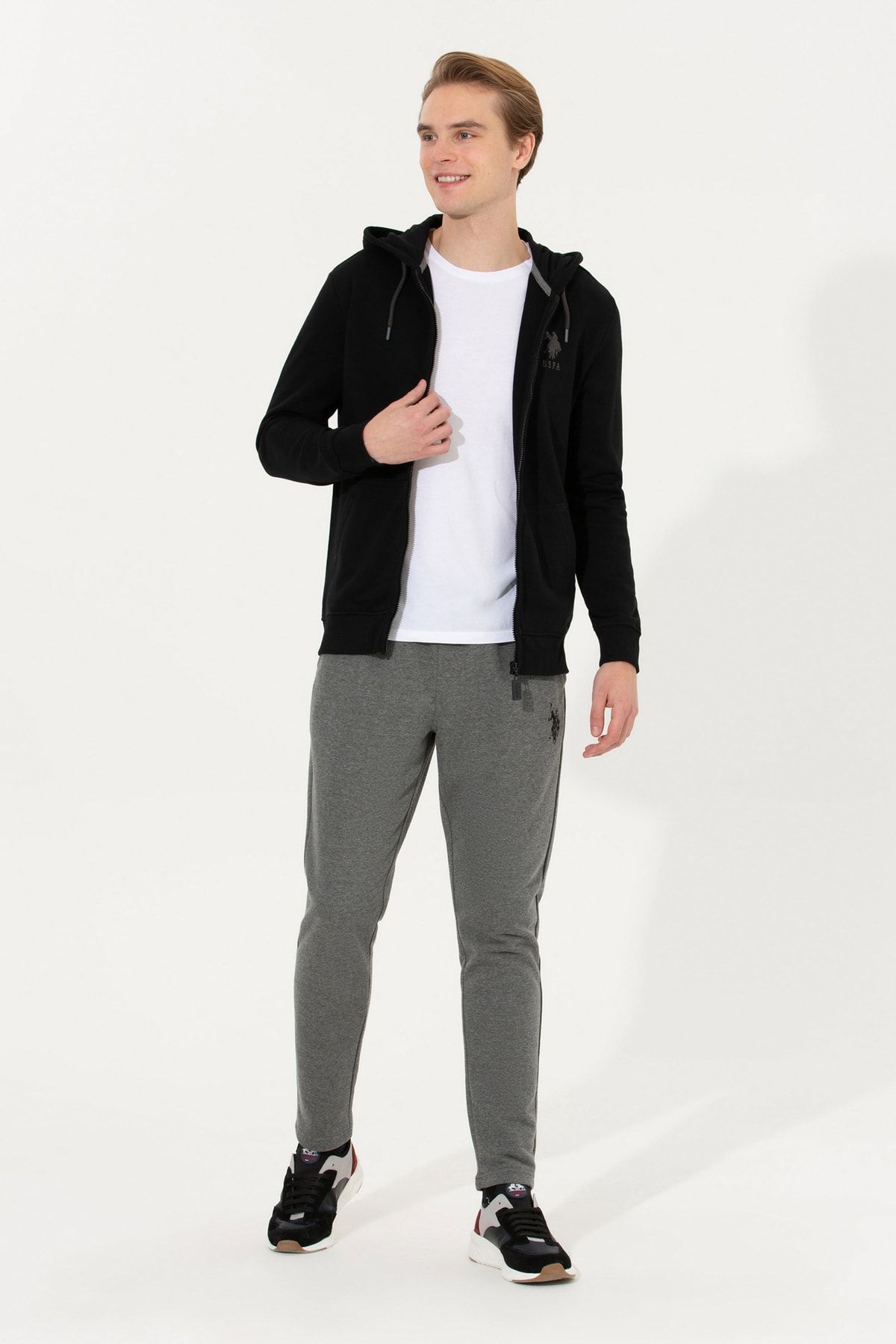 U.S. Polo Assn. Gray Men s Sweatpants Trendyol