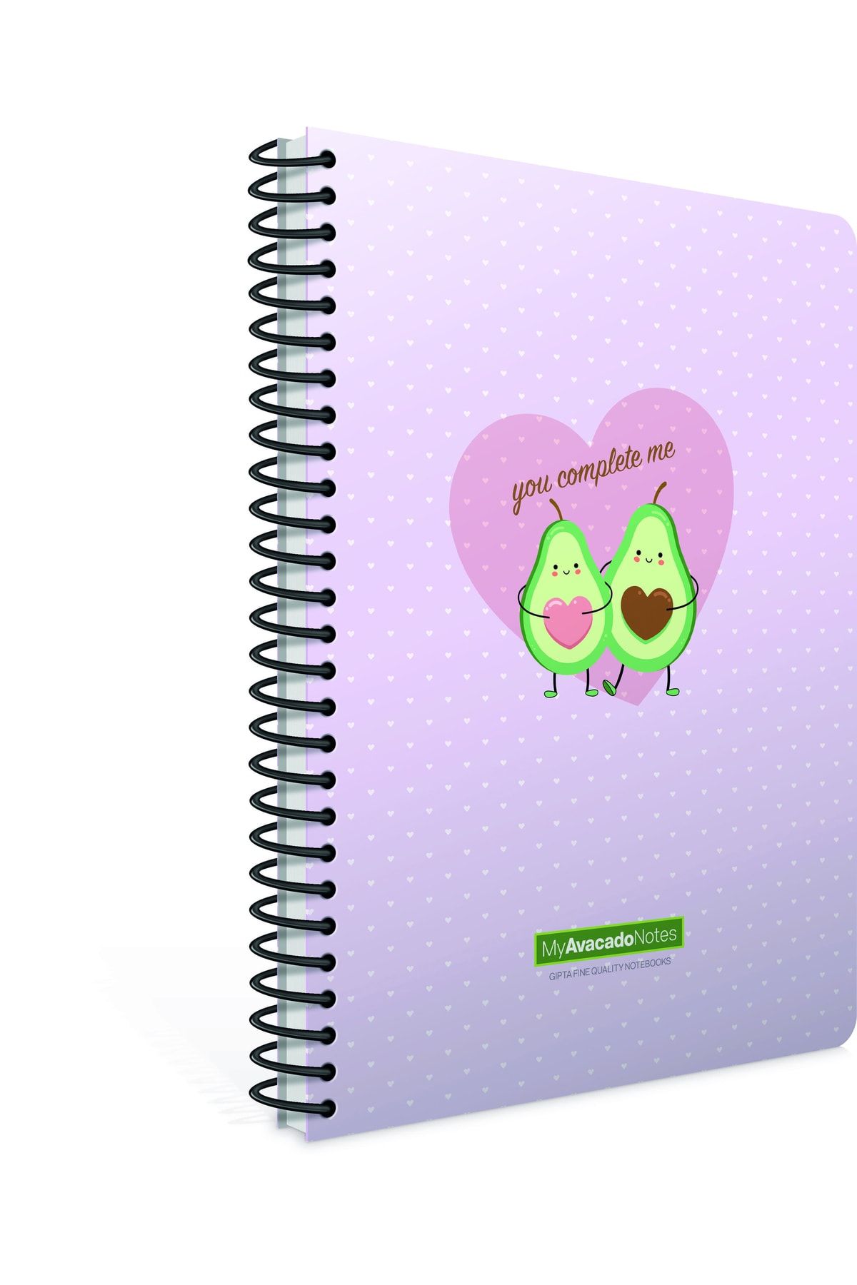 Gıpta-Avocado Notes Spiral Cardboard Cover Notepad A6 (small Size) 80 Sheets Lined (Pack of 36) 5997 2