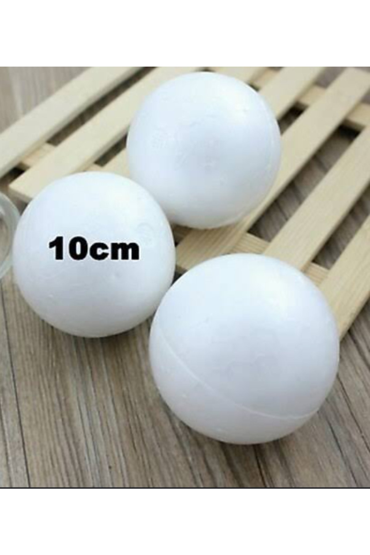 Vagon 10 Cm Strafor Köpük Top ( 3 Lü Paket)