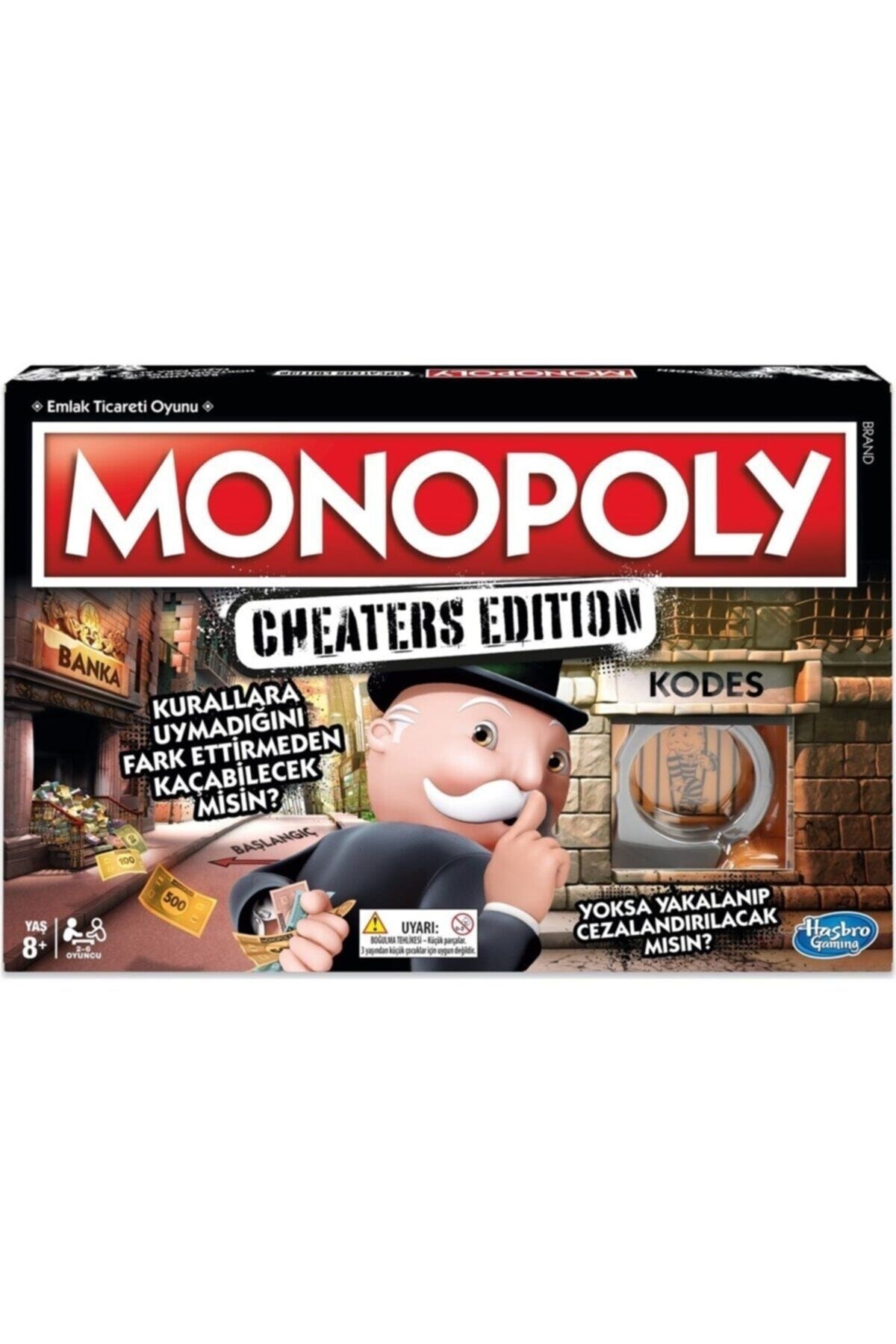 Hasbro Gaming Monopoly Cheater's Edition Kodesten Kaçış