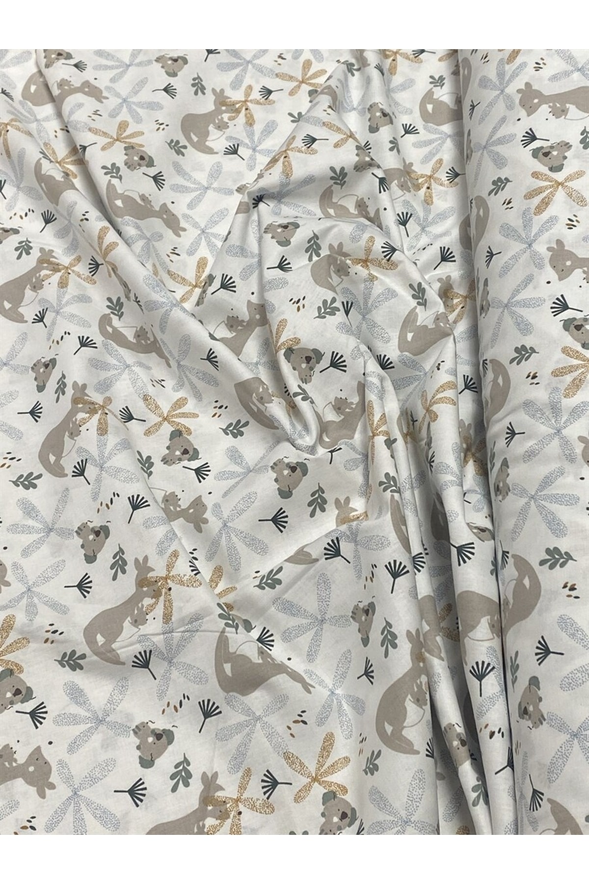 EDA HOME TEKSTİL Desenli %100 Pamuk Akfil Kumaş (bebek) Eni:150cm (100x150 Cm) V26 fotoğrafı 3 (önizleme)