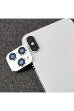 Apple Iphone Xs Max 6.5 Cp-01 Apple Iphone 11 Pro Max Ile Uyumlu Kamera Lens Dönüştürücü Beyaz SKU: 356162