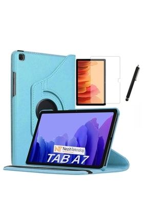 Samsung Uyumlu Galaxy Tab A7 Sm-t500-t505-t507 360 Rotating Leather 3'lü Tablet Kılıf Seti SKU: 17363