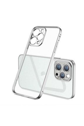 Apple Iphone 13 Pro Max Ile Uyumlu Kılıf Kamera Korumalı Mat Gbox Kapak Gümüş SKU: 304526