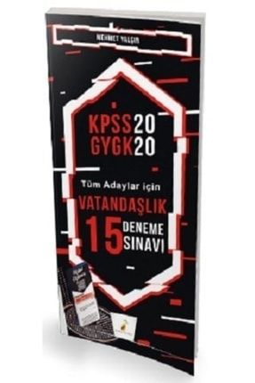 Süper Fiyat Pelikan 2020 Kpss Vatandaşlık 15 Deneme Dijital Çözümlü - Mehmet Yalçın Pelikan Yayınlar TYC00338707474