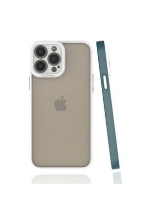 Apple Iphone 13 Pro Max Ile Uyumlu Kılıf Mima Kapak Soft Cover Koyu Yeşil SKU: 393835