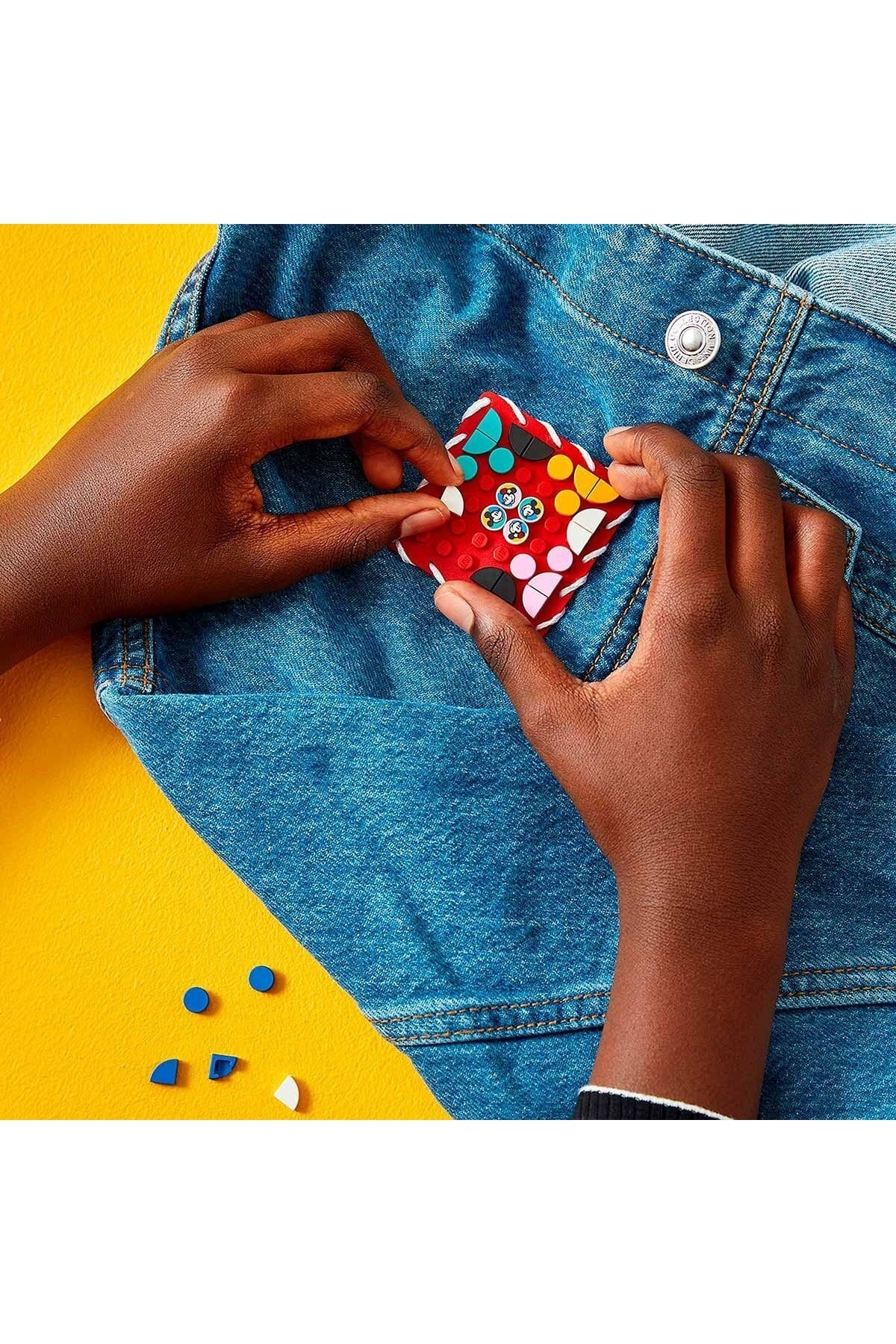 قطعه مربعی قابل دوخت دیزنی میکی ماوس و مینی ماوس