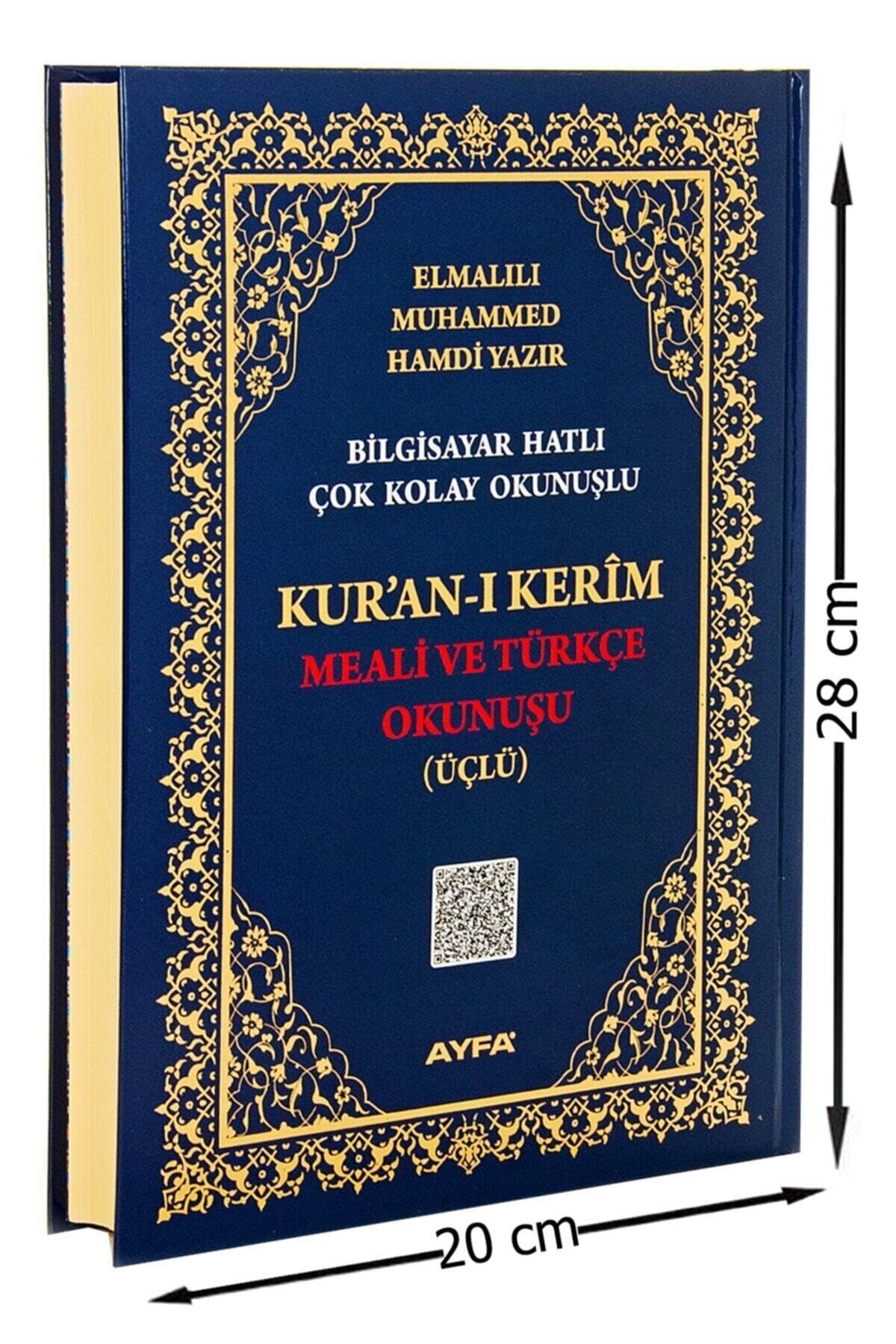 Ayfa Yayınları Rahle Boy Kuranı Kerim Meali Ve Türkçe Okunuşu - Üçlü