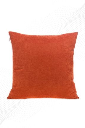 jakist dekoratif yastik kirlent kilifi 43x43 cm duz renk kiremit 2 adet fiyati yorumlari trendyol