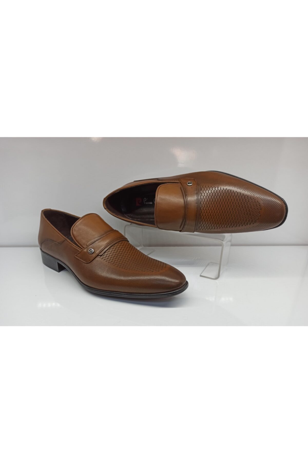 کفش کلاسیک مردانه قهوه ای پیرکاردینPierre Cardin | 1195 اورجینال - تصویر 4