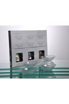 Hediyelik 6'lı Çerezlik Kase Takımı 16 Cm Sade SGM04304